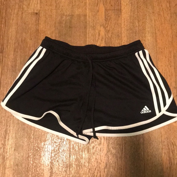 adidas Pants - ADIDAS BLACK RUNNING SHORTS